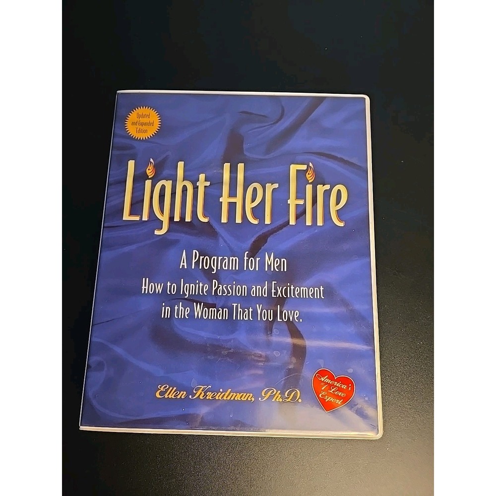 Light Her Fire A Program for Men Romance Fun‎ by Ellen Kreidman 6 Cassette Tapes